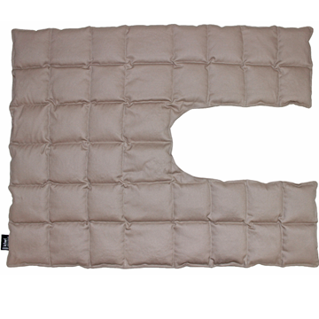 Picture of Over the shoulder Wearable wheat bag - Cream