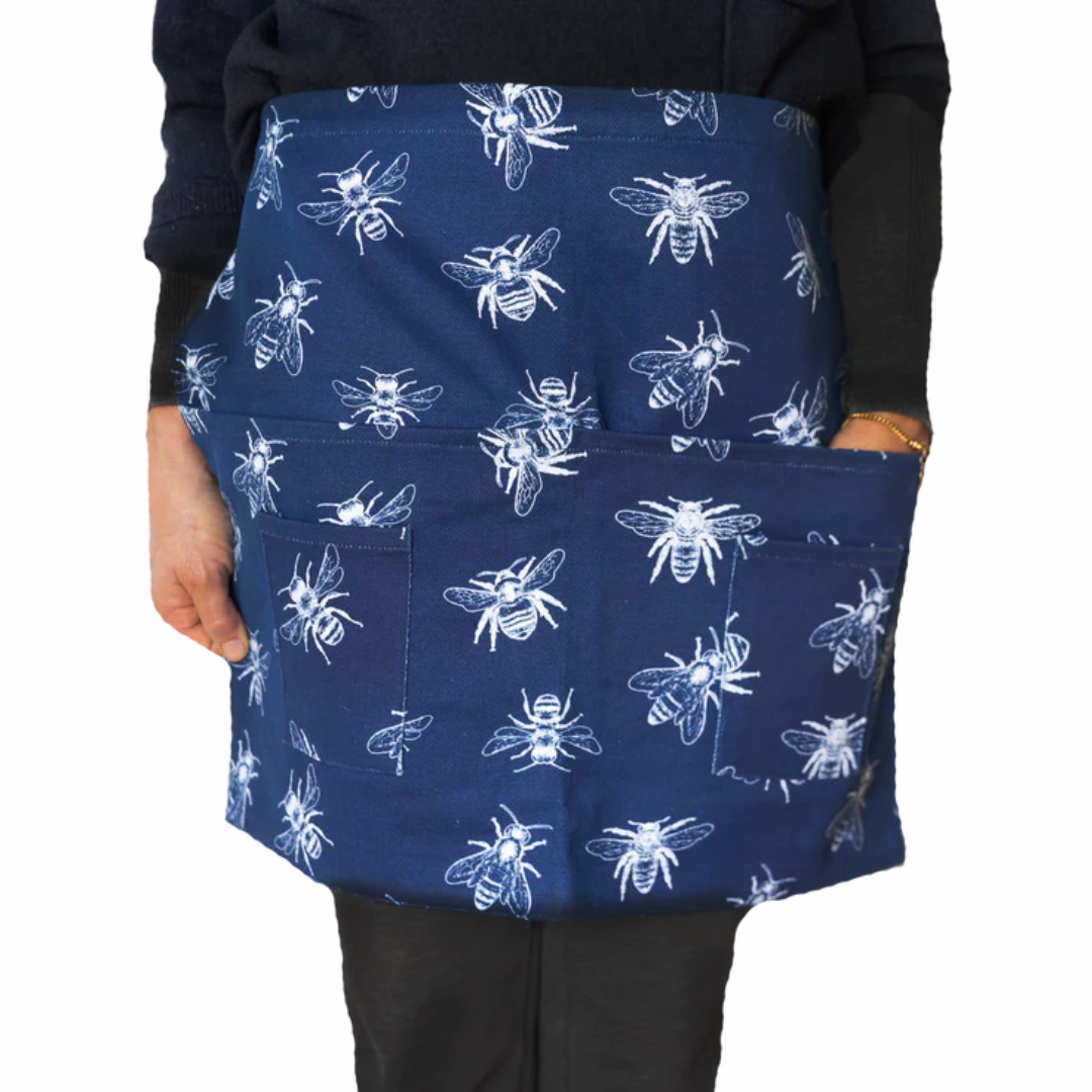 Bee themed waist apron