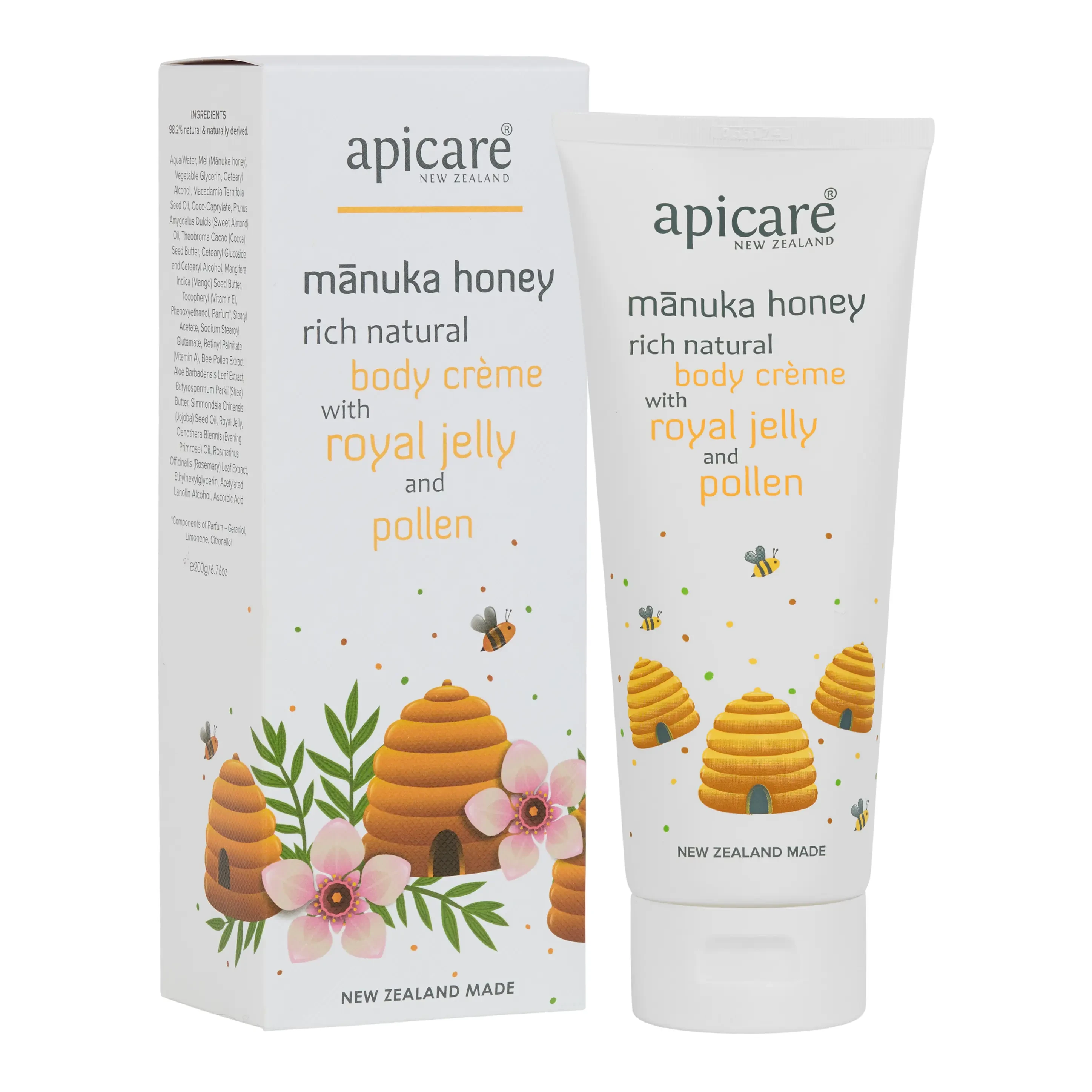 Mānuka honey body creme with royal jelly