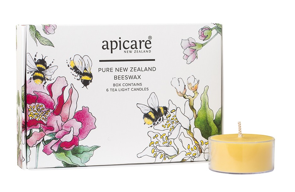 Pear Blossom beeswax tea light candles