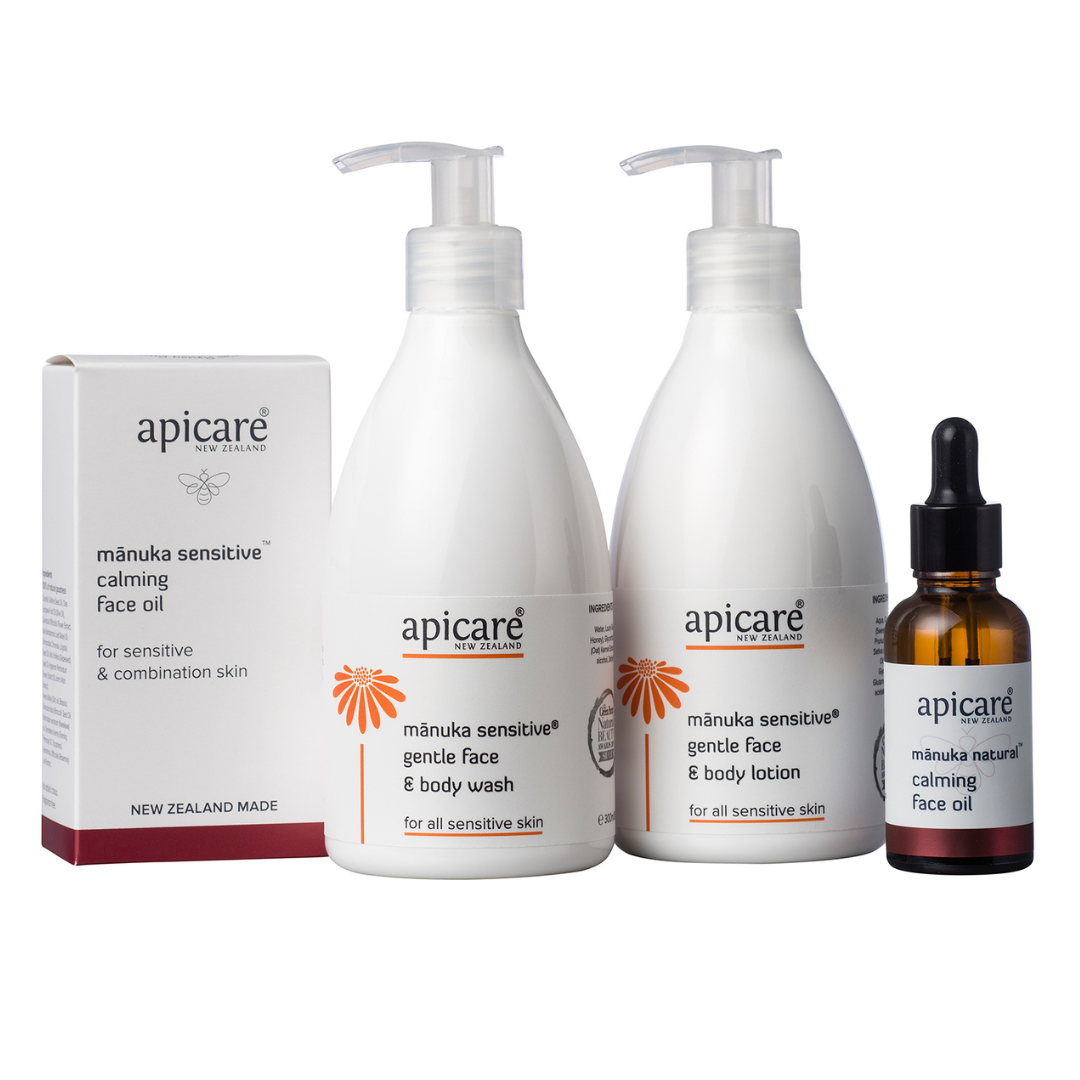Mānuka Sensitive face & body bundle