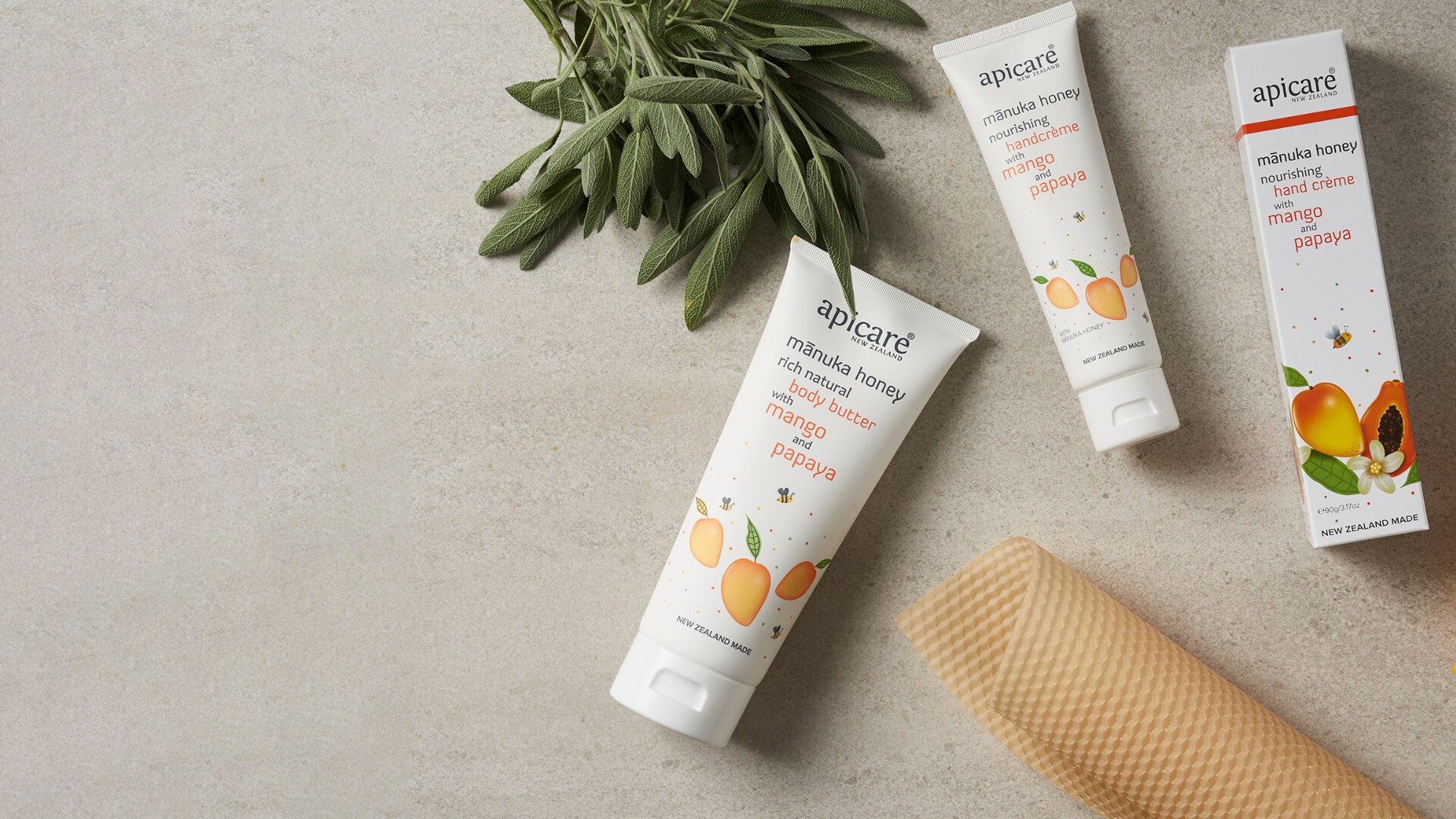 Healing honey skin care </br> since 1993